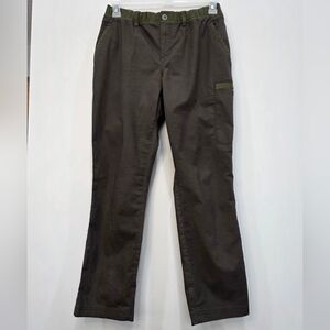Prana Women's Double Peak Pant Cargo Brown & Green 10 Hiking Gorpcore Outdoor